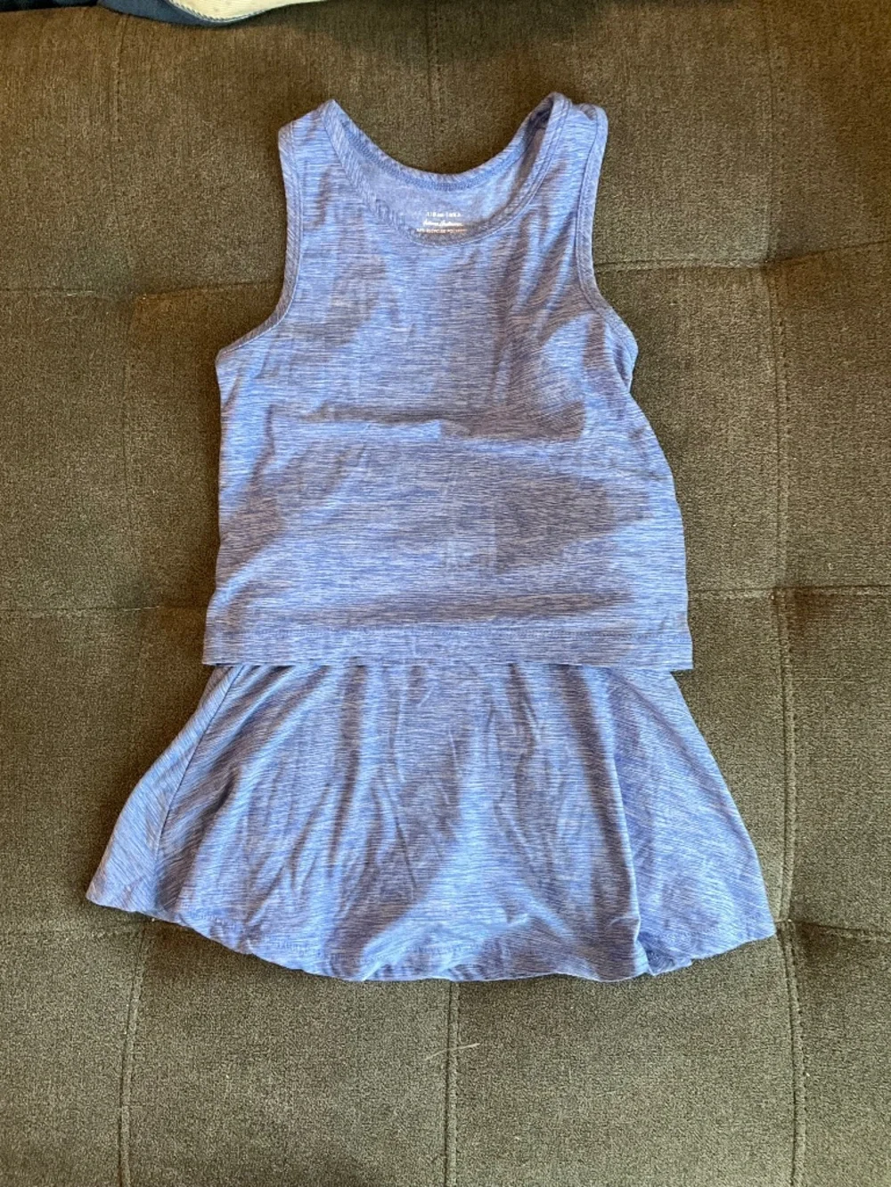 EUC Hanna Andersson Blue Skort Tank Set Size 5